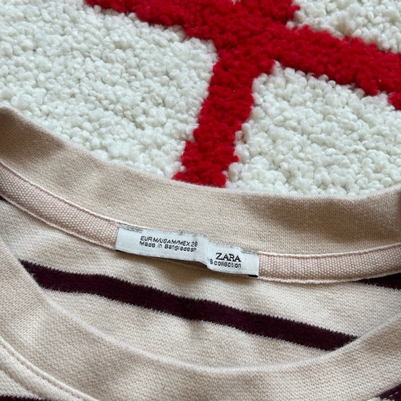 ZARA striped cropped sweater - Picture 4 of 5